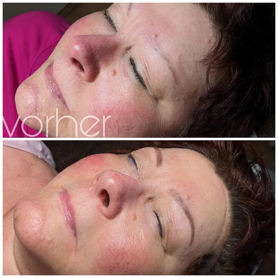 Powderbrows Permanent Make-up – Vorher-Nachher-Ergebnis
